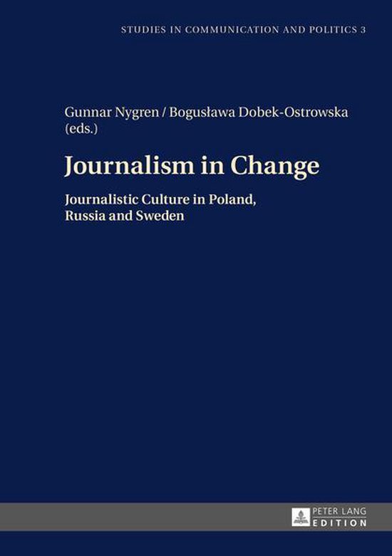 Studies in Communication and Politics 3 - Journalism in Chan ... - cover