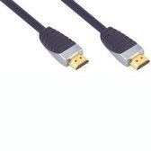 High Speed HDMI Cable with Ethernet HDMI Connector - HDMI Connector 2.00 m Black
