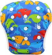 Zwemluier - Walvissen - Wasbaar en Verstelbaar - Zee & Zwembad - Zwemmen - Baby & Peuter - 3-15 KG - 0-3 Jaar