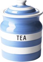 Cornishware Blue Tea voorraadpot met deksel 84 cl