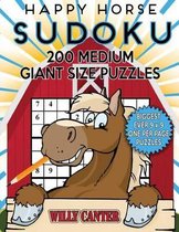 Happy Horse Sudoku 200 Medium Giant Size Puzzles