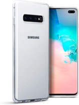 HB Hoesje Geschikt voor Samsung Galaxy S10 Plus - Siliconen Back Cover - Transparant
