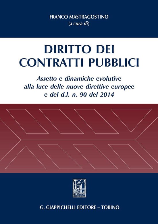 Diritto dei contratti pubblici - cover