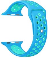 ZPC Cgear Siliconen bandje - Apple Watch Series 1/2/3/4 (38&40mm) - Blauw - M/L