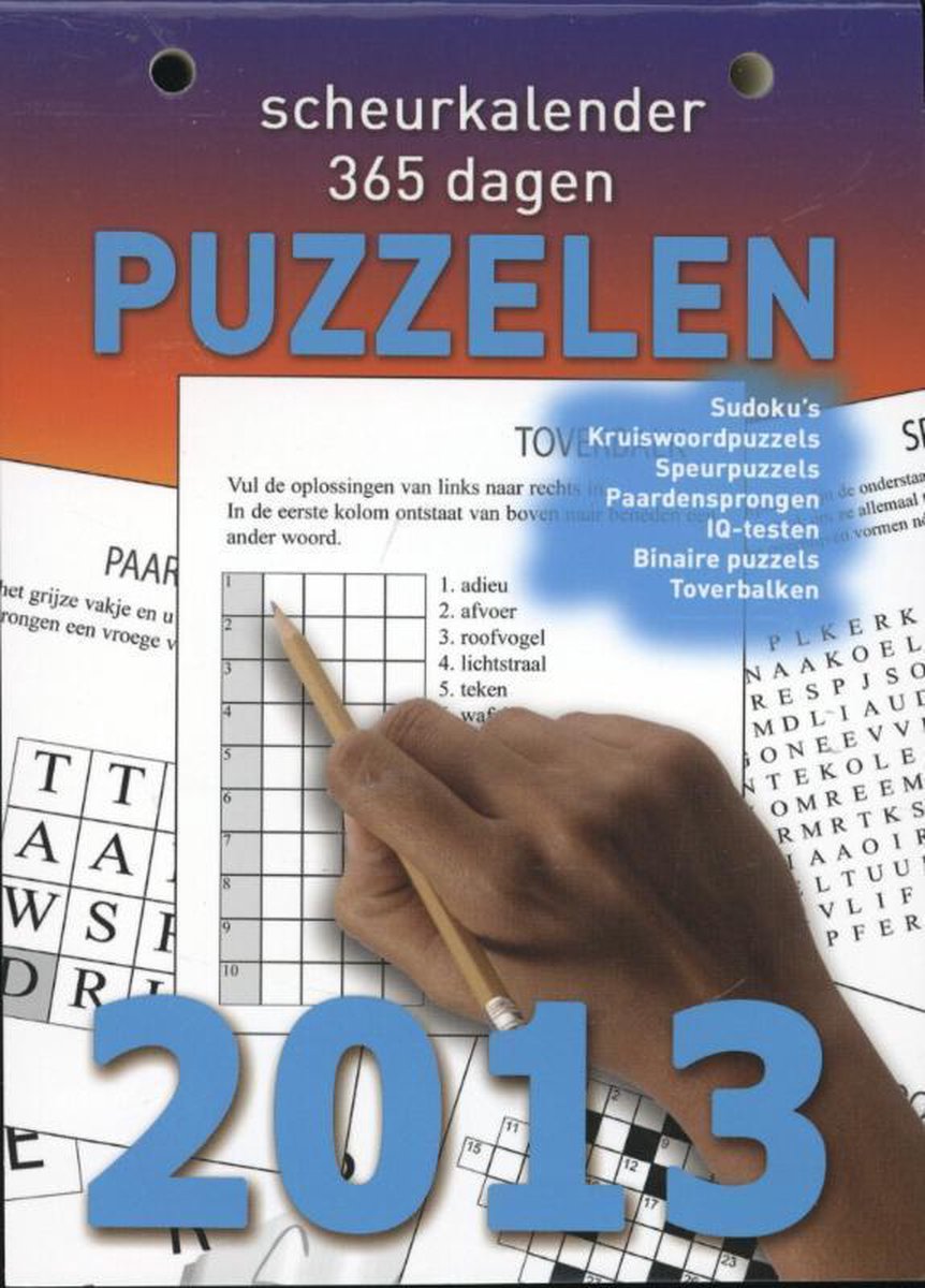Puzzelen 2013 scheurkalender