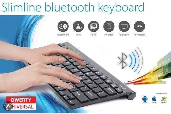 Rook Inferieur Tot stand brengen Slimline Bluetooth Toetsenbord | bol.com