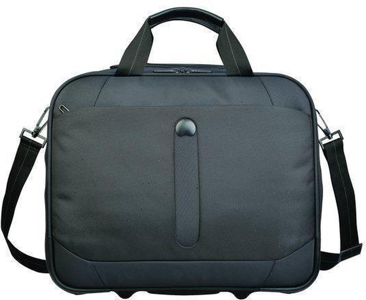 Delsey Bellecour Laptoptas met Wielen Zwart 14 inch Laptop