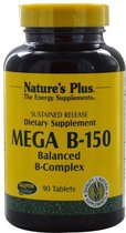 Mega B-150, Balanced B-Complex (90 Tablets) - Nature's Plus