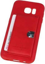 Rood Hardcase cover Hoesje voor Samsung Galaxy S7
