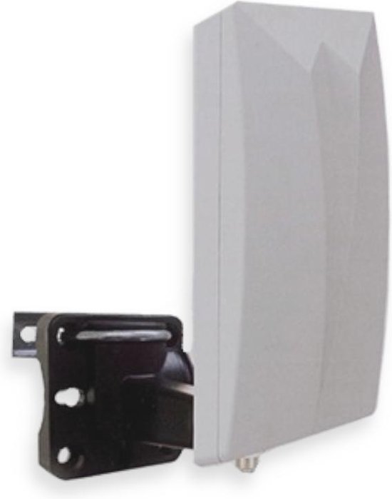 SCHWAIGER 720372 DVB-T2 binnenantenne actief met versterker DAB DVB-T antenne televisie LTE knipfilter ontvangst digitale televisie telescoopstangen met voet zwart
