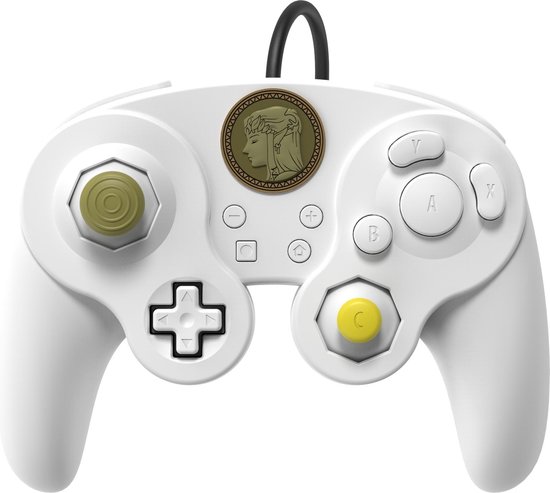 PDP Nintendo Switch Controller - Smash Pad Pro - Zelda White | bol.com