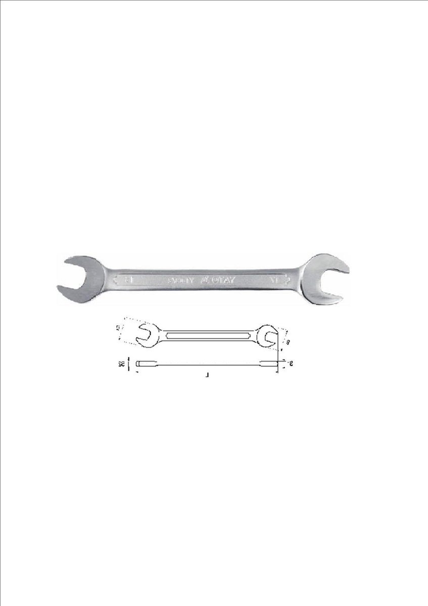 Yato Platte Sleutel 10x11mm CRV