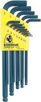 Bondhus Haakse inbusset .050-3/8" lang BLX13 Kogelkop