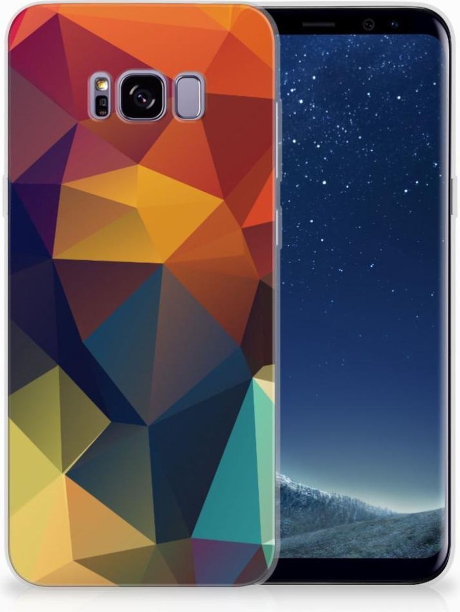 Samsung Galaxy S8 Plus TPU Hoesje Polygon Color