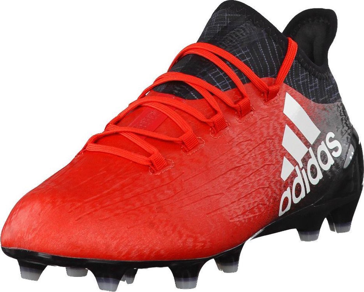 adidas X 16.1 FG Voetbalschoenen - Maat 43 1/3 - Mannen - rood/zwart |  bol.com