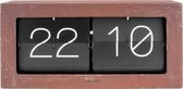 Karlsson - Flip clock Boxed - Tafelklok - Metaal - 9x17,5x37cm - Naturel