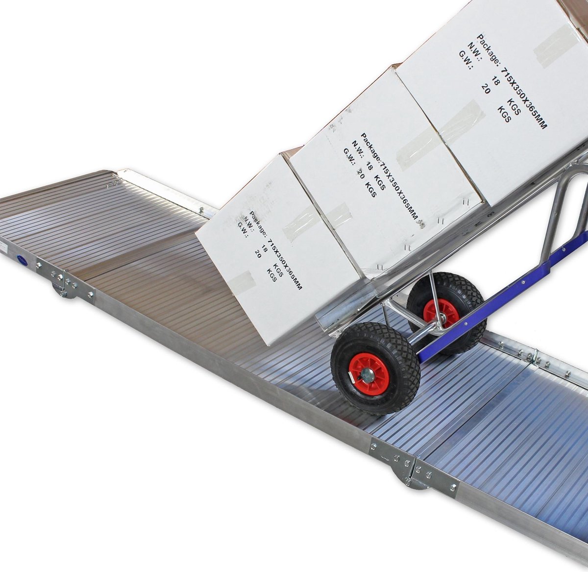 Goedkoopste Datona® - Oprijplaat extra breed - inklapbaar - 180 cm rijplaat rijgoot