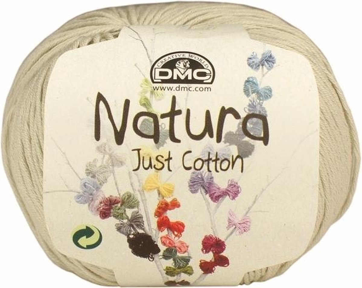 Pelote de Coton Natura Just Cotton 50 g N20 - Scrapmalin