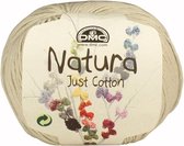 DMC Natura Just Cotton N03 Sable. PAK MET 10 BOLLEN a 50 GRAM. KL.NUM. 61.