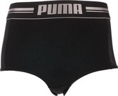 Puma - High Waist Short met Mesh Zwart - M