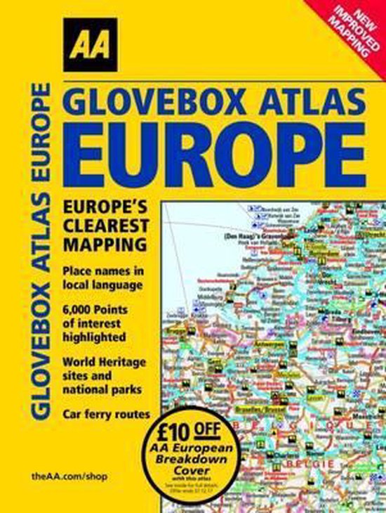 AA Glovebox Atlas Europe - cover