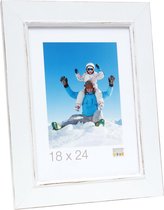 Deknudt Frames fotolijst S46FF1 - wit geschilderd - voor foto 13x13 cm