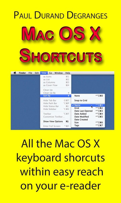 Mac OS X Shortcuts - cover