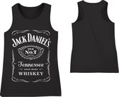 Jack Daniels - Black. Logo Female Tanktop - M