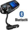 Bluetooth FM Transmitter Carkit - Handsfree Bellen / Muziek afspelen via Bluetooth /AUX /TF/SD kaart / USB Oplader - Bluetooth Handsfree Carkits / Adapter /Bluetooth Auto/ LCD Display - T10 FM Transmitter