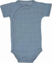 Lodger Rompertje Baby - Romper Solid - Blauw - Korte mouw - 62