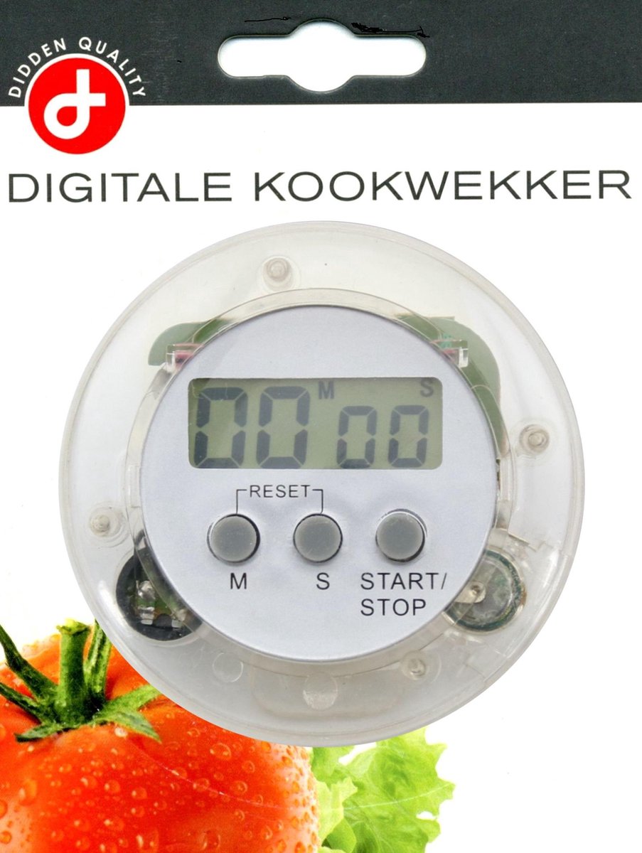 Digitale Ronde LCD Eierwekker - Kookwekker - eier - kook - wekker - timer