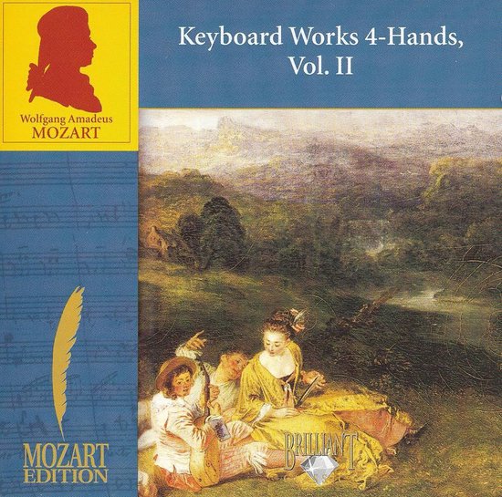 Mozart Edition Keyboard Works 4Hands Vol. 2 CD (album) Muziek
