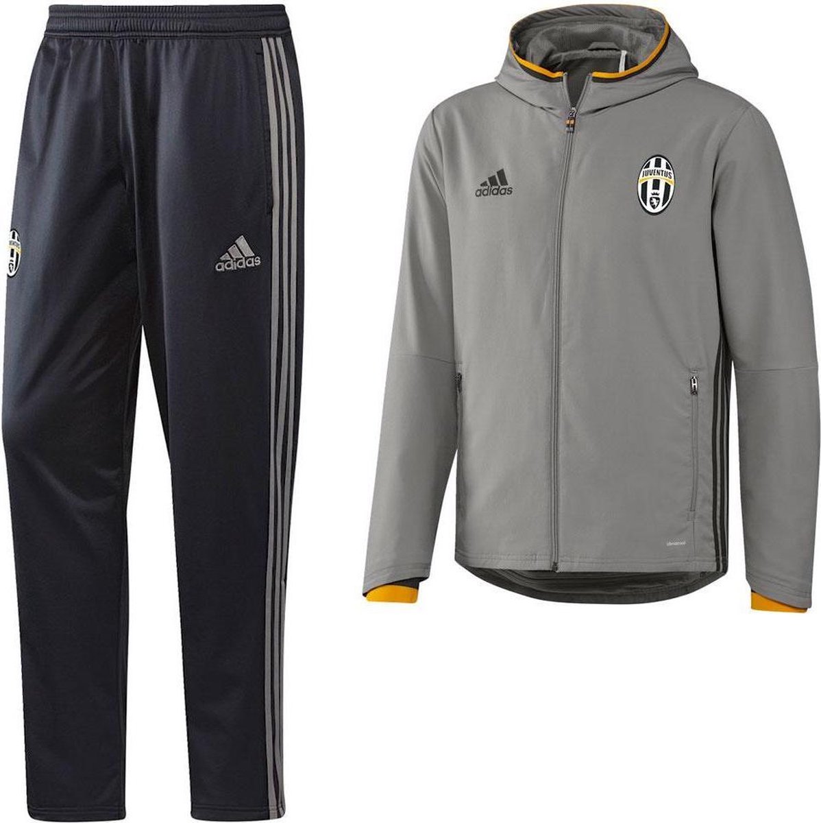 James Dyson Bisschop Pef Adidas Juventus Presentatie Trainingspak - Maat S - Kleur Grijs | bol.com