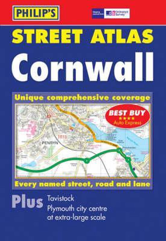 Philip's Street Atlas Cornwall - cover