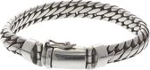 The Jewelry Collection Armband 8 mm 18 cm - Zilver