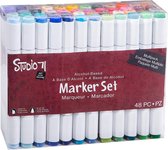 Studio 71 Alcohol Brush Marker Set - 48 Stuks