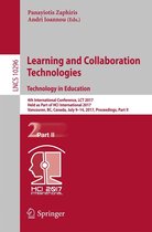Lecture Notes in Computer Science 10296 - Learning and Collaboration Technologies. Technology in Education