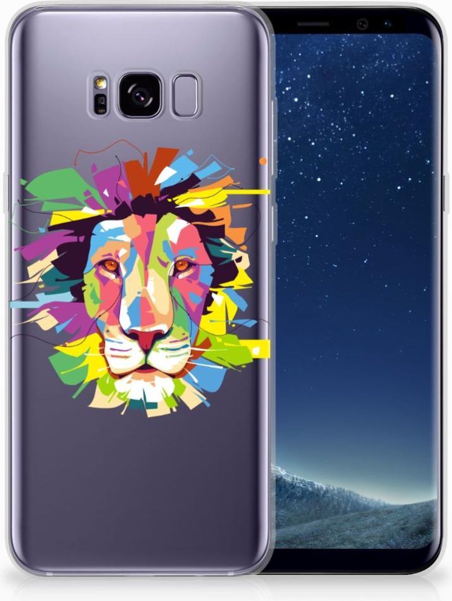 Samsung Galaxy S8 Plus Telefoonhoesje met Naam Lion Color