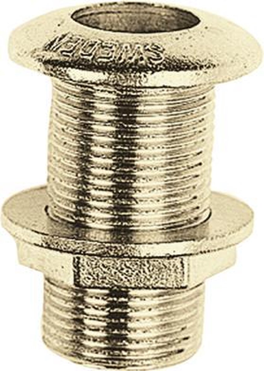 Talamex messing rechte Huiddoorvoer ½" x 44mm