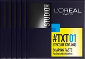 L’Oréal Paris Studio Line #TXT 01 Shaping Paste - 6 x 75 ml - Paste - Voordeelverpakking