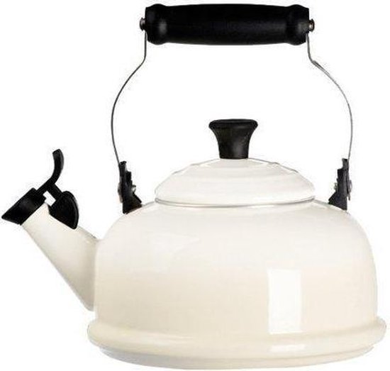 Migratie verantwoordelijkheid fluit Le Creuset Fluitketel Tea Time 1,6l Wit | bol.com