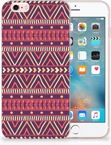 Siliconen Case Geschikt voor iPhone 6 | 6S Aztec Purple