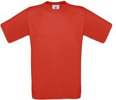 B&C Exact 150 Heren T-shirt Red Maat S (onbedrukt - 5 stuks)