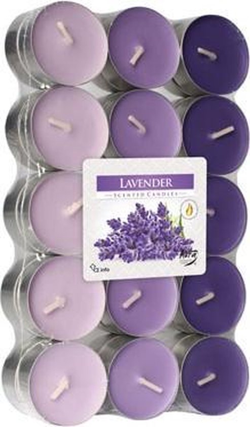 Bispol Geparfumeerde Waxinelichtjes - Lavendel