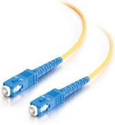 C2G 85568 Glasvezel kabel 1 m OFNR SC Geel