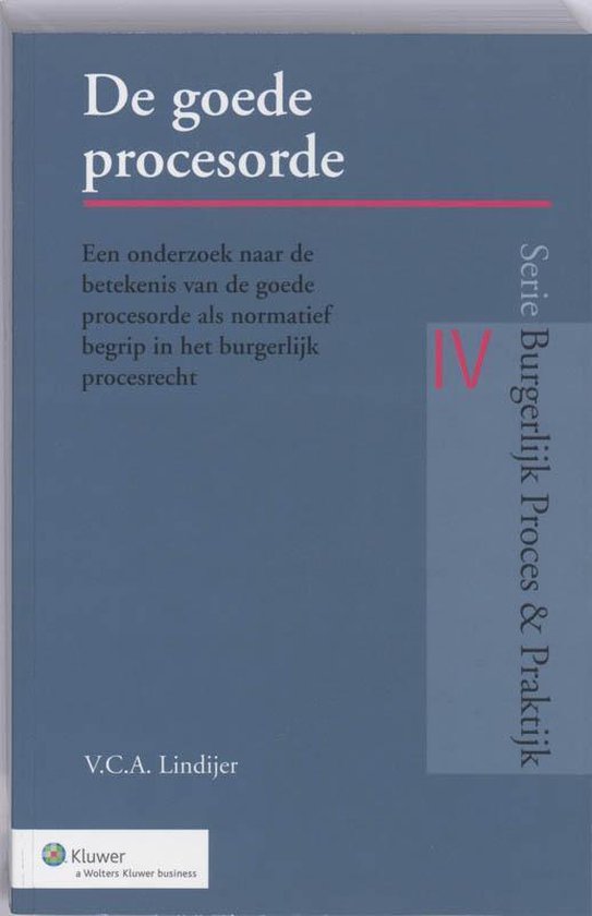 Cover van het boek 'Goede Procesorde / druk 1'