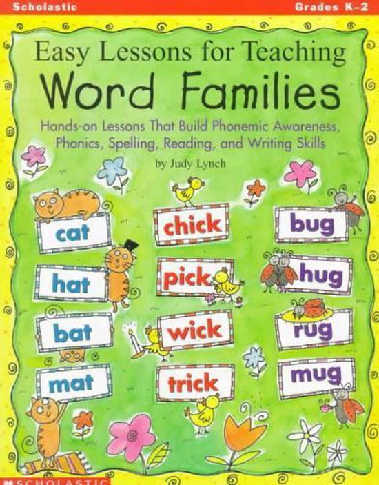 Easy Lessons for Teaching Word Families, Grades K-2