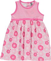 Losan - Jurk - met Roze en Lichtroze Bloemen - 12M-18M - Maat 86