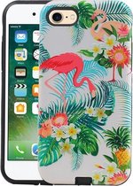 Flamingo Design Hardcase Backcover voor iPhone 7 / 8 / SE 2020