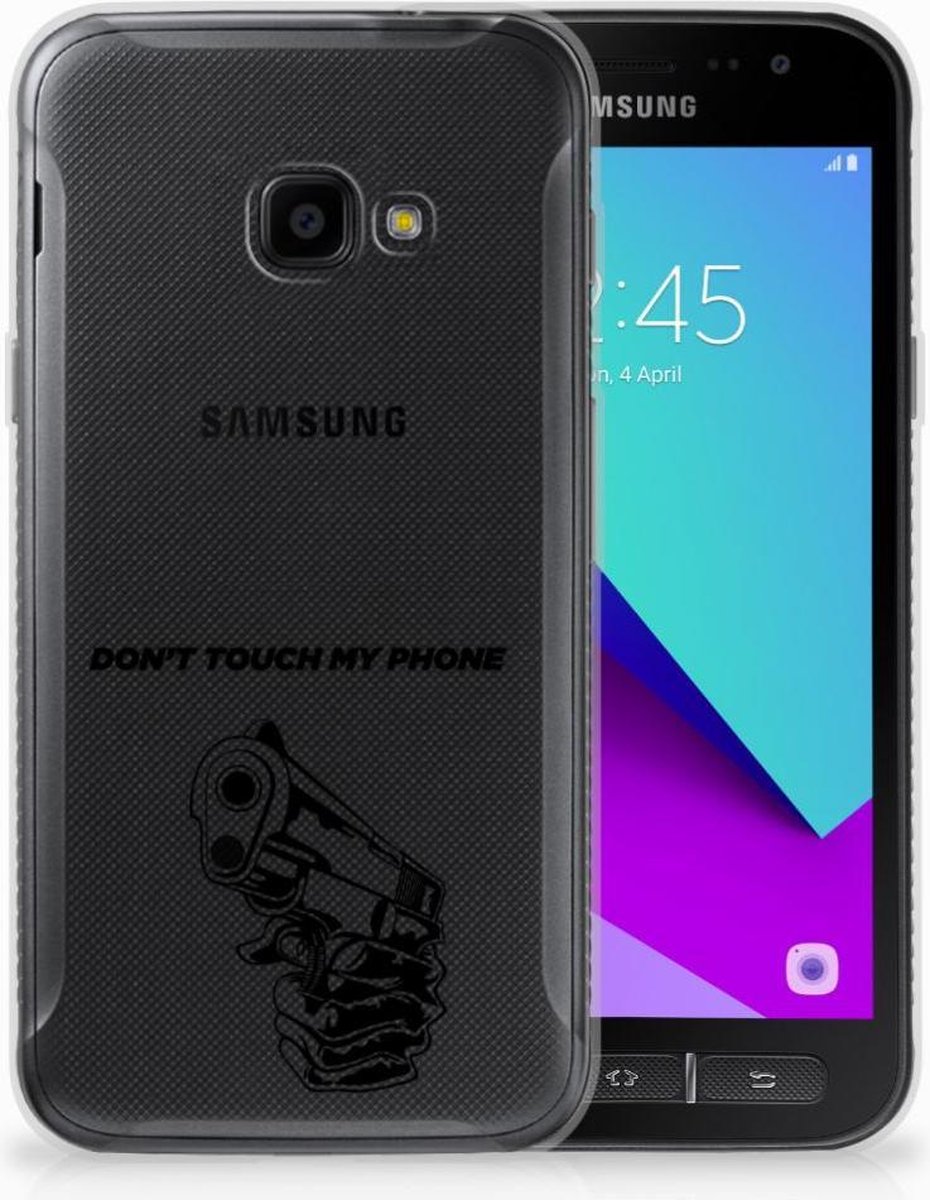 Samsung Galaxy Xcover 4 | Xcover 4s Silicone-hoesje Gun Don't Touch My Phone